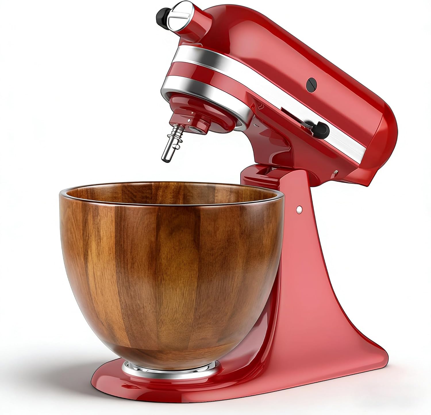 Stand Mixer Bowl - KITOART 5QT Wood Mixing Bowl for
