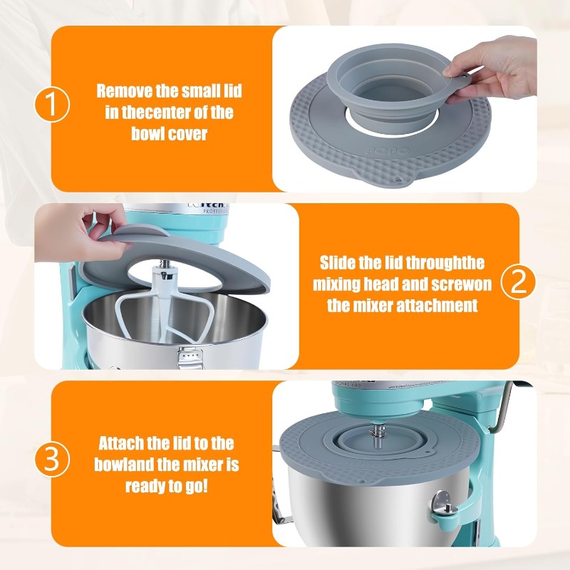 Silicone Mixer Bowl Cover Comp - огляд і ціна Stand Mixer Bowl