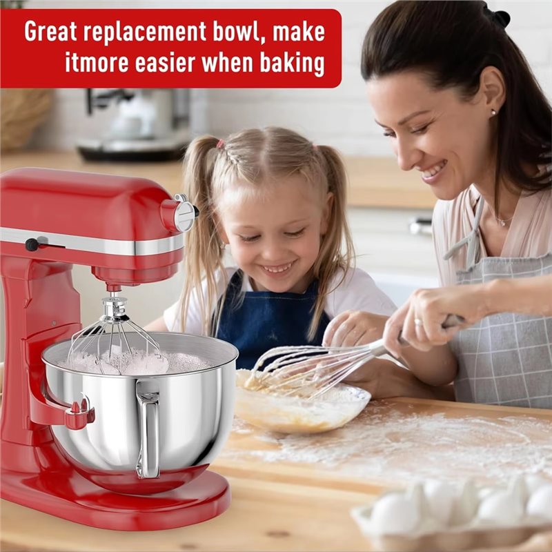 ABYN-7QT Stainless Steel Mixer - огляд і ціна Stand Mixer Bowl