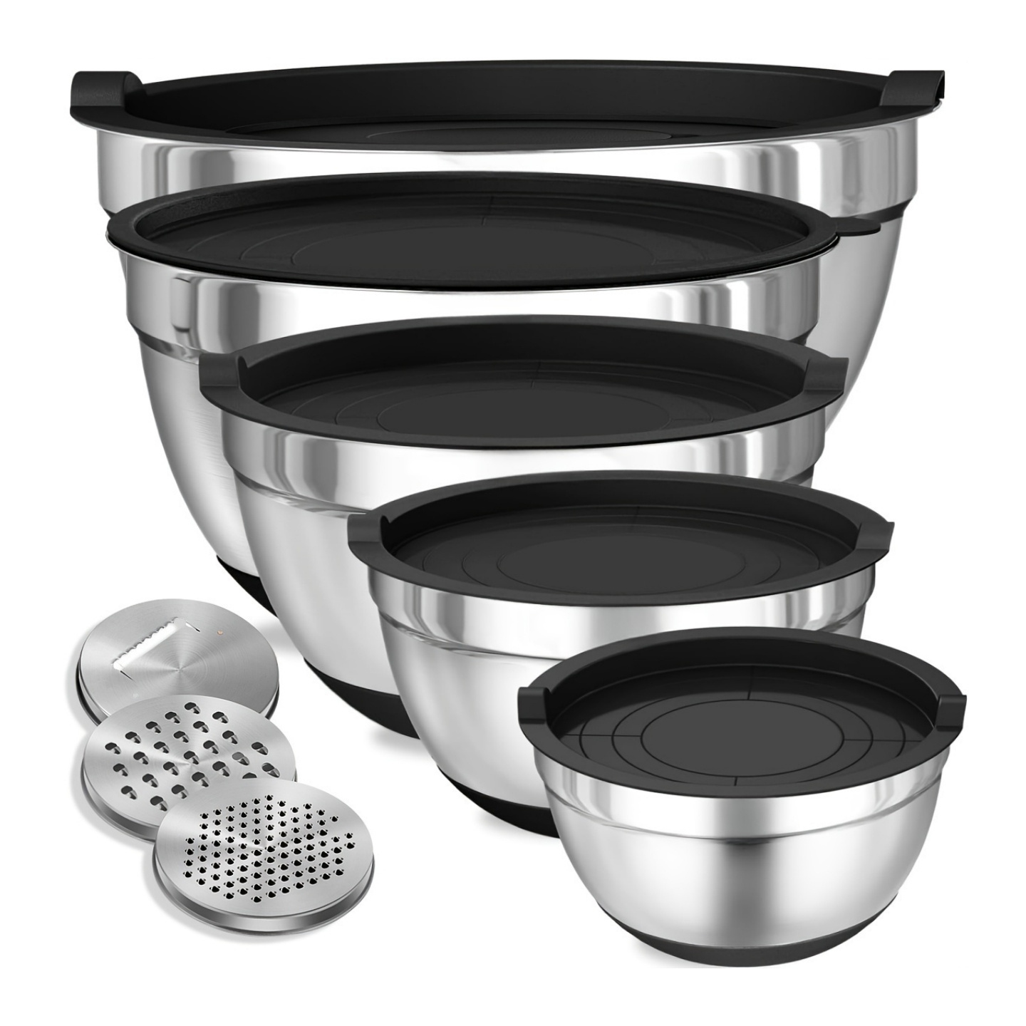 8pcs Mixing Bowls with Airtigh - огляд і ціна Stand Mixer Bowl