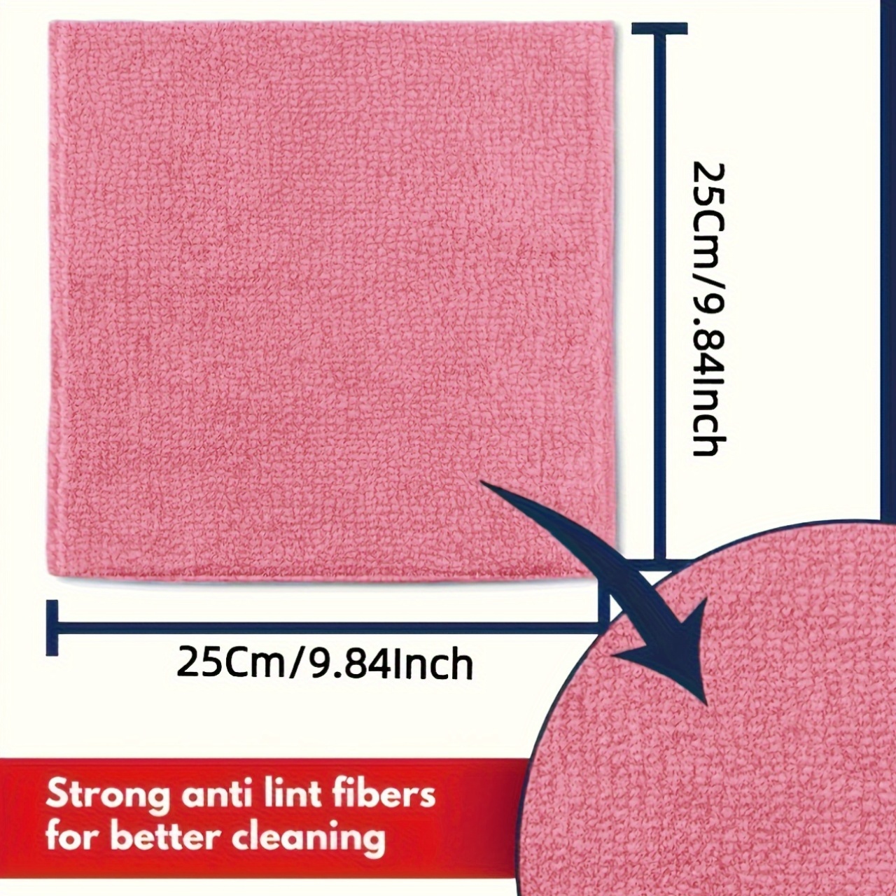1-50Pcs Light Pink Microfiber  - огляд і ціна Kitchen Appliances For Home