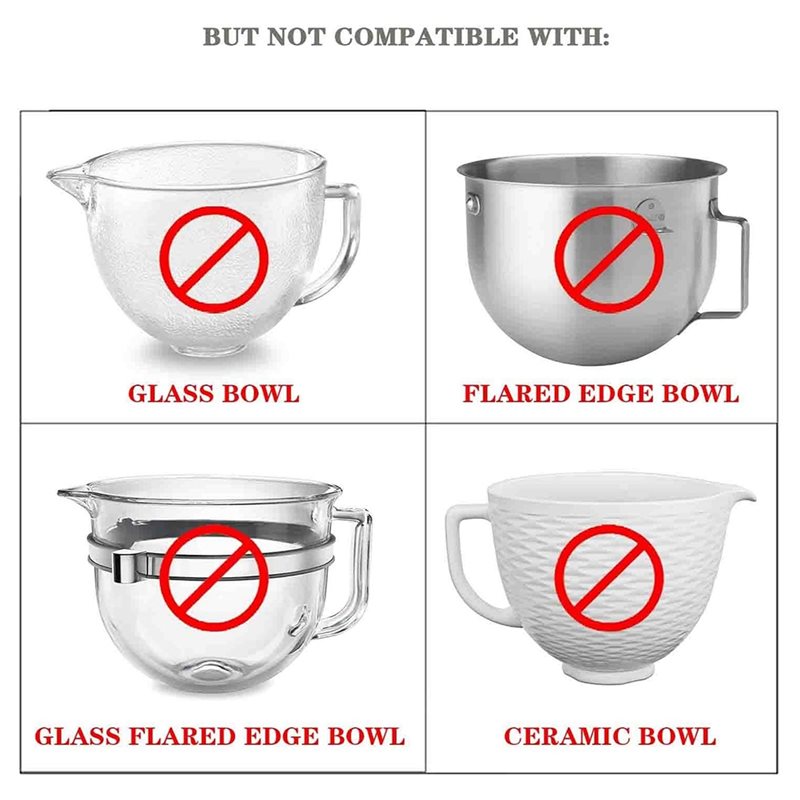 YCOC-For Kitchenaid 5.5-6QT Bo - огляд і ціна Stand Mixer Bowl