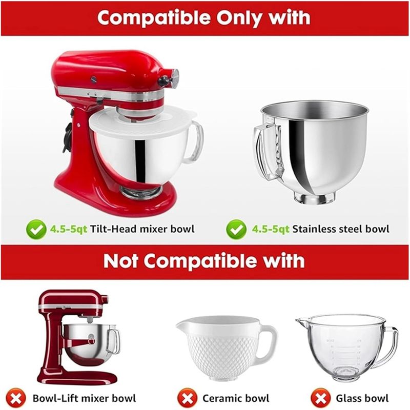 A74X-For Kitchenaid 4.5-5 Quar - огляд і ціна Stand Mixer Bowl