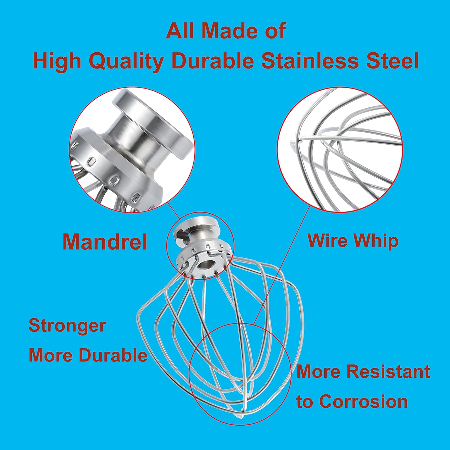 Replacement part K45WW Stainle - огляд і ціна Stand Mixer Bowl