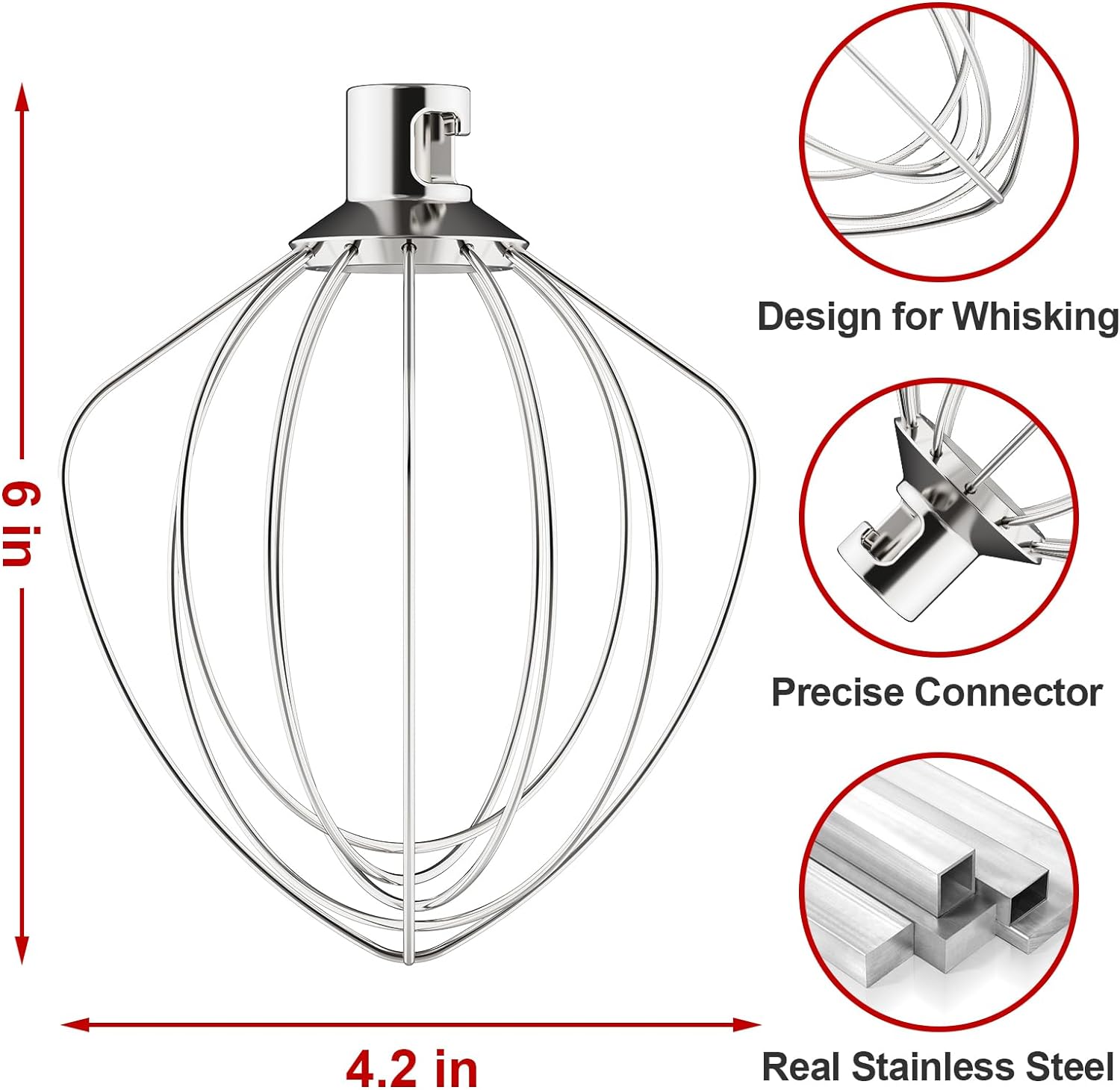 Replacement part K45WW Stainle - огляд і ціна Stand Mixer Bowl