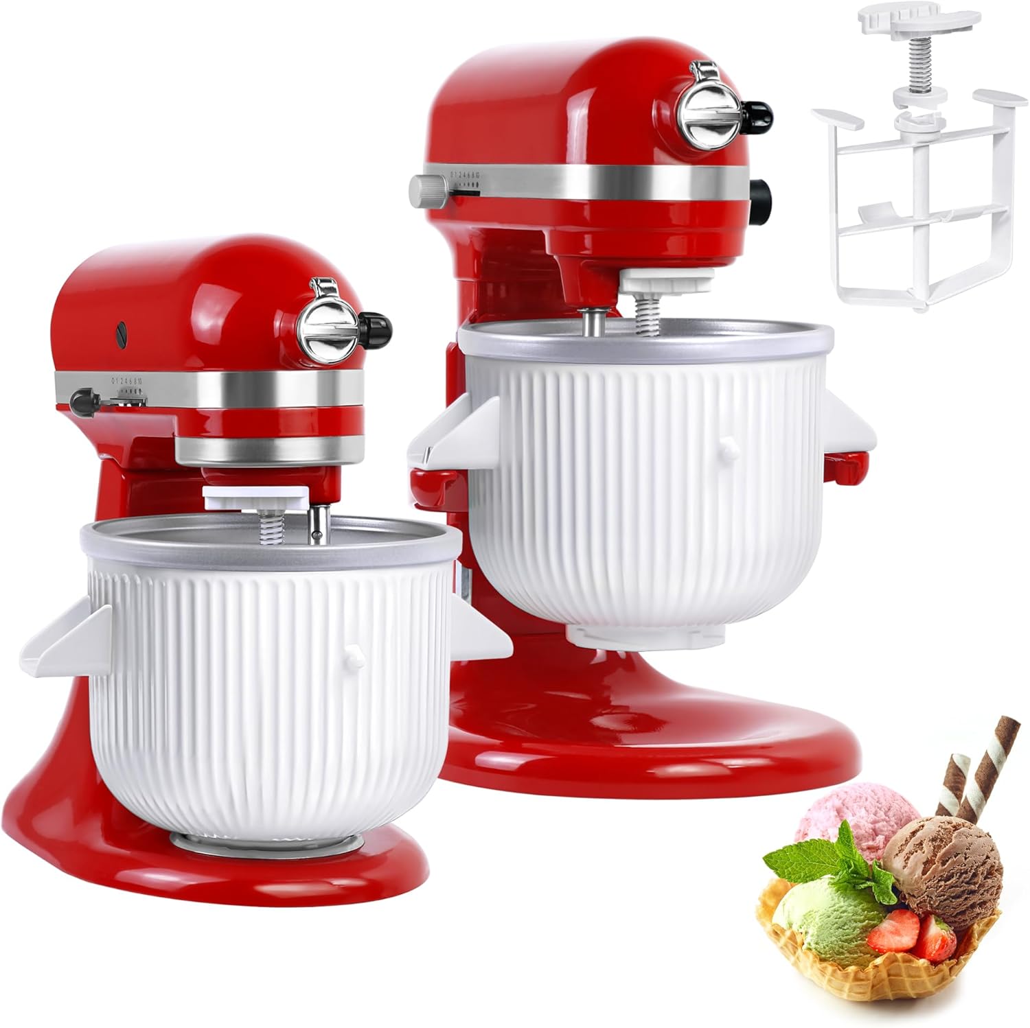 Ice Cream Maker Attachment for - огляд і ціна Stand Mixer Bowl