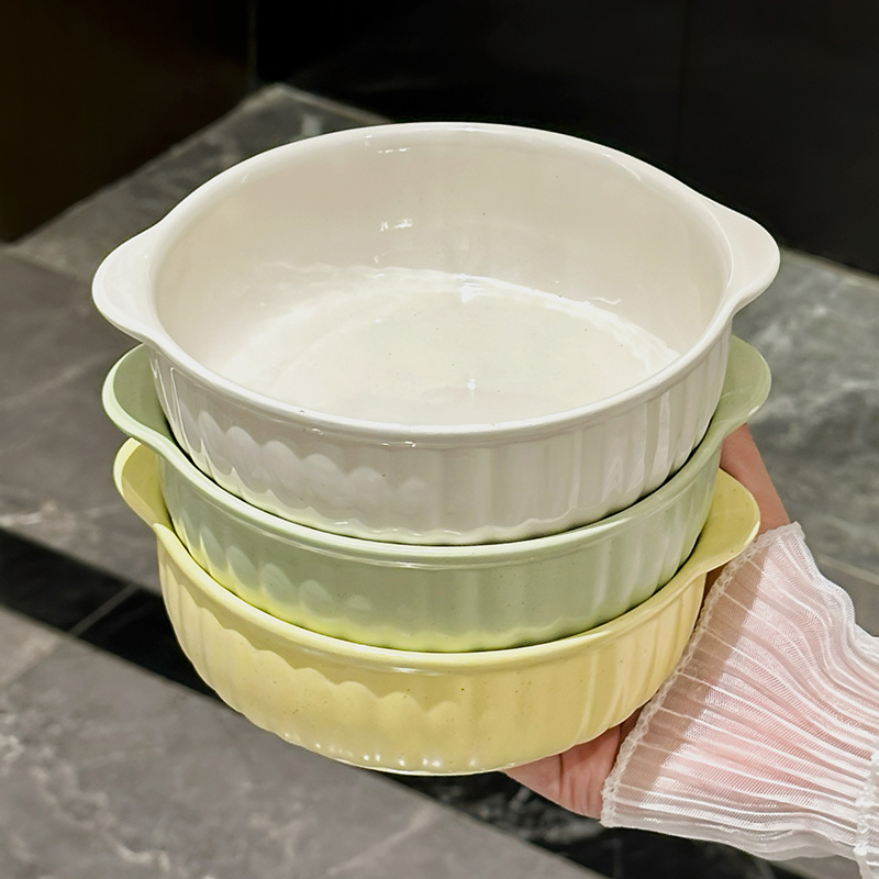 One Double-Ear Ceramic Bowl, O - огляд і ціна Kitchen Appliances For Home